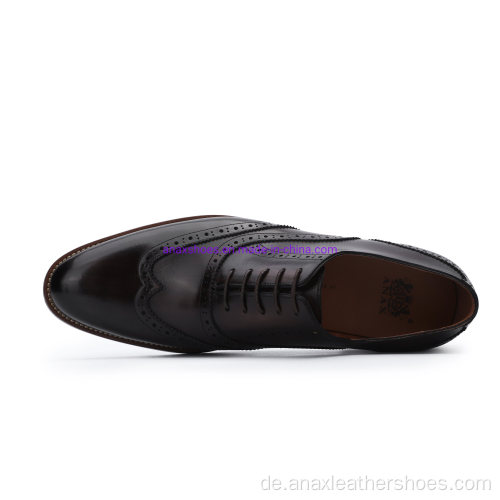 Herren Schuhe Handgefertigtes Leder Komfort Formales Oxford